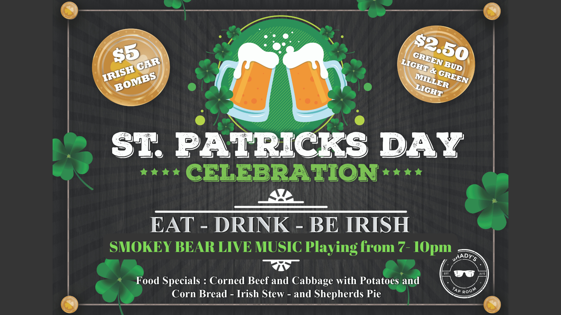 St. Patrick's Day March 17th