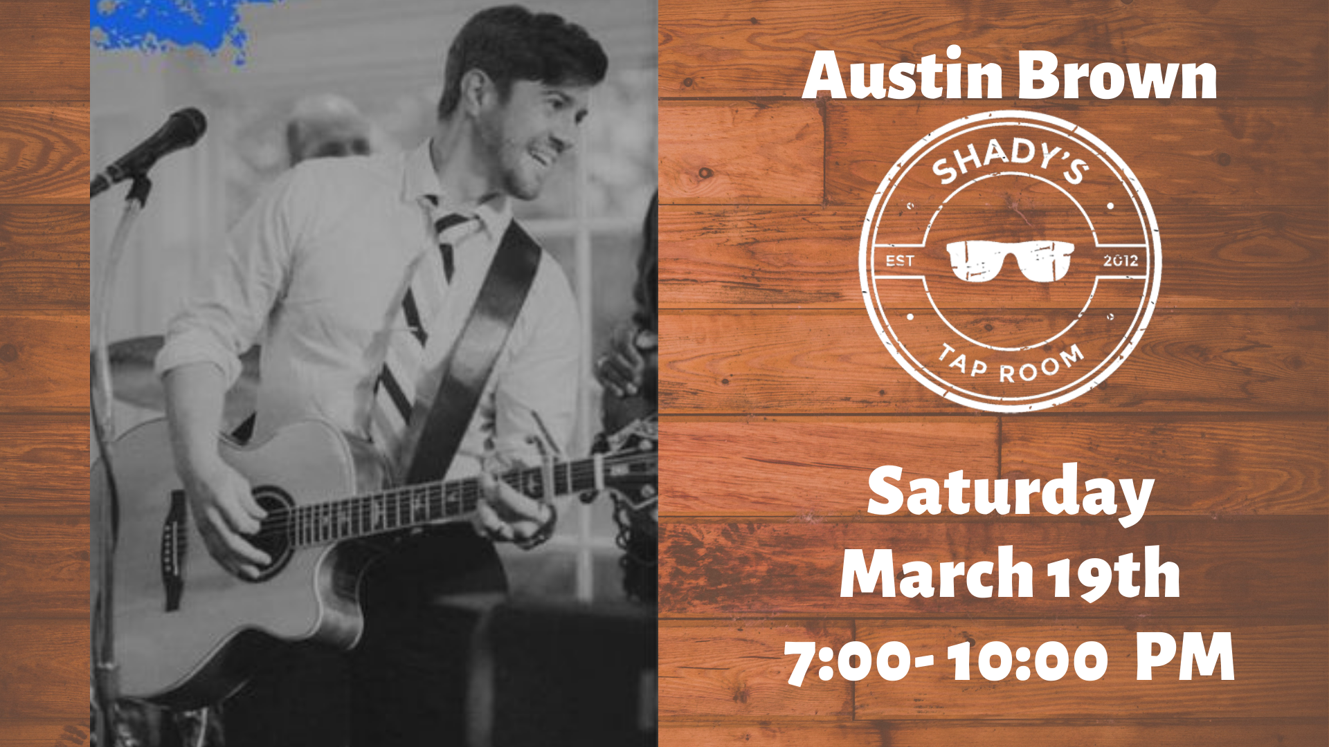 Austin Brown at Shady's Tap Room