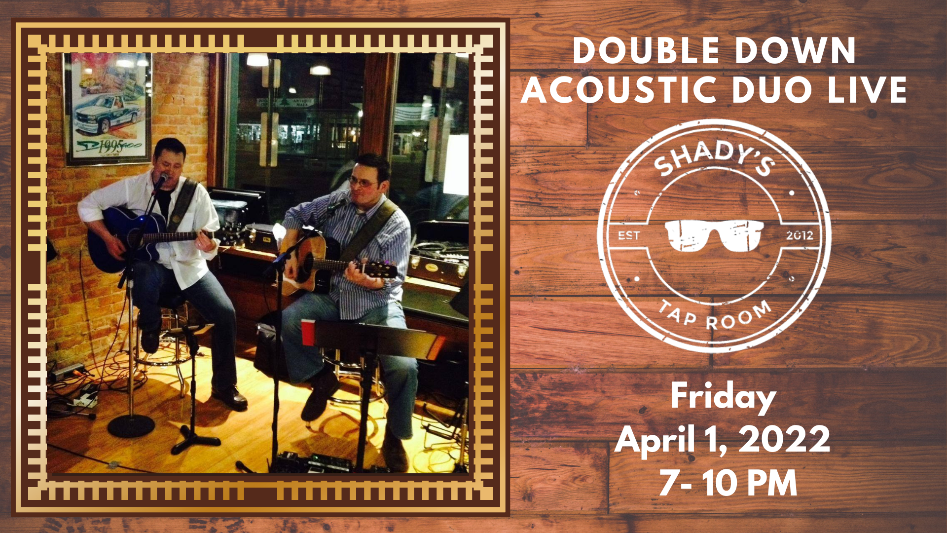 Double Down at Shadys Tap Room