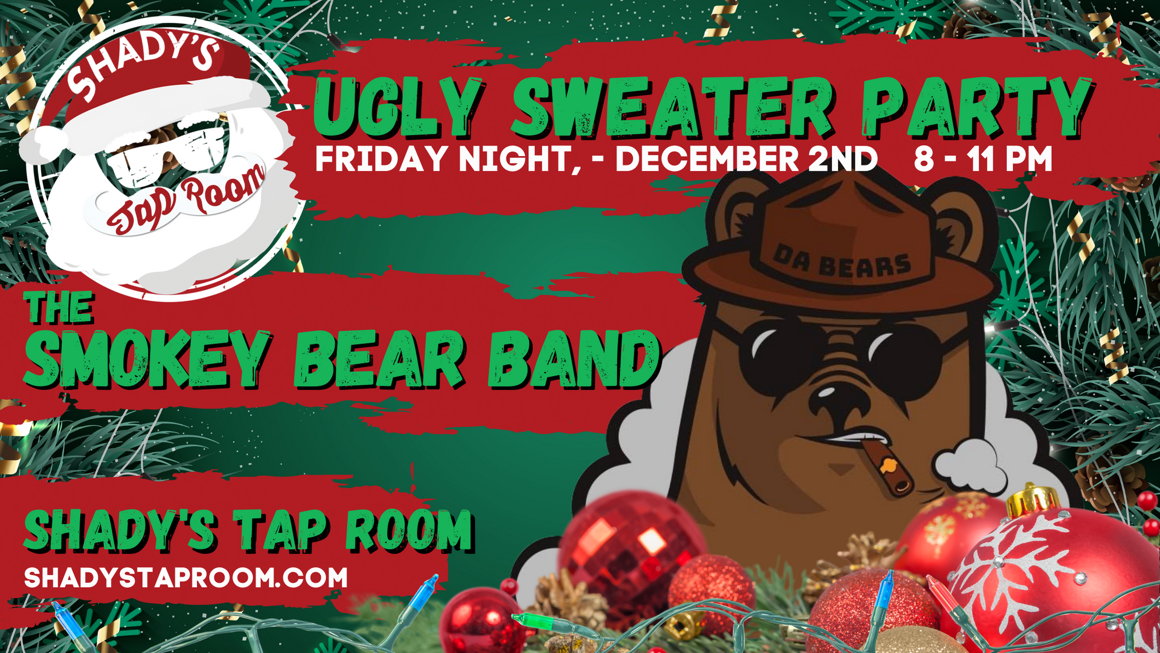 Shady's Tap Room Ugly Sweater Party 2022