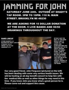 Jamming for John at Shady's Tap Room