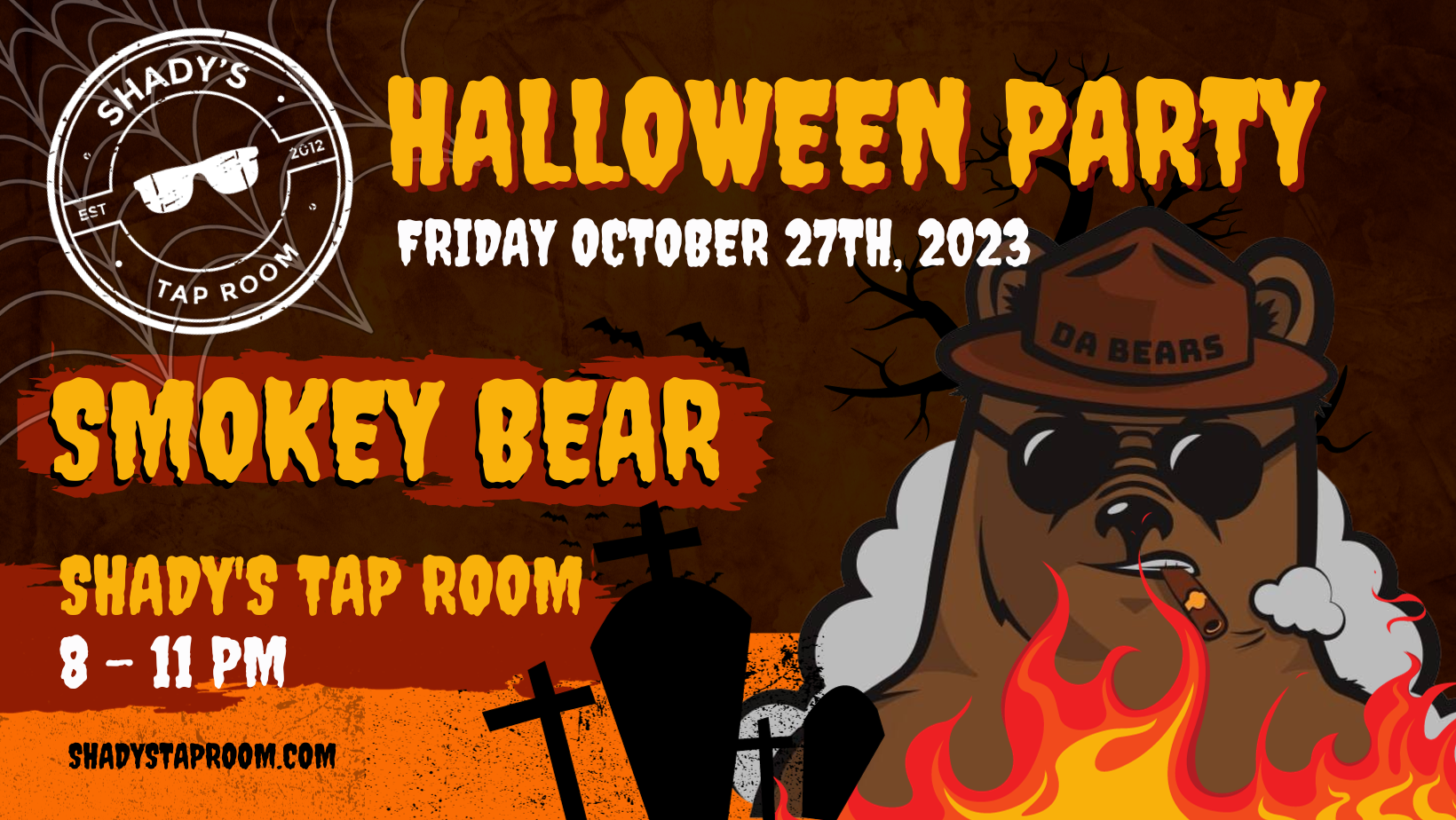 Smokey Bears Halloween Party at Shady's Tap Room